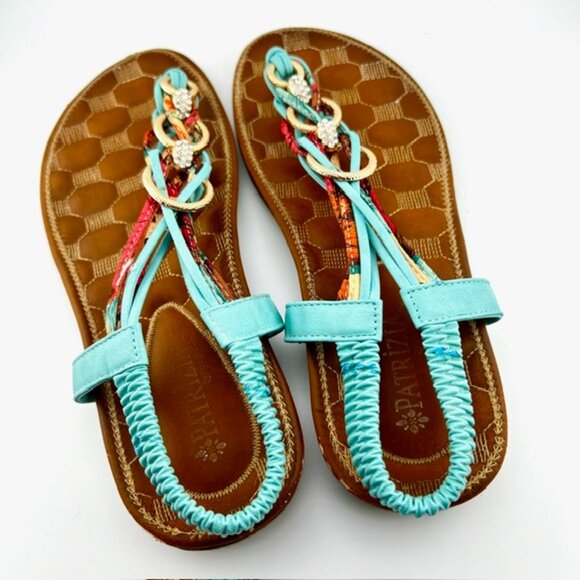 Patrizia by Spring Step Gadelina Sandals in Mint Green, Women's US 8.5, EU 39 - Picture 5 of 8